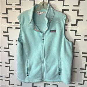 Vineyard Vines Aqua Fleece Vest